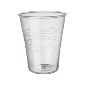 Vasos plastico transparente paq.50 und